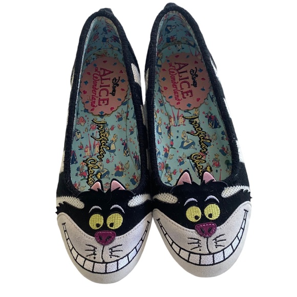 Irregular Choice’s “Alice in Wonderland” collection: Cheshire CATS flats 37 6.5 - Picture 3 of 12